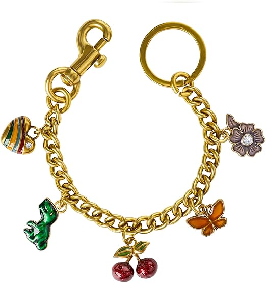 Colorful Pendant Bag Chain – Fashion Alloy Purse Accessory with Creative Charms, Decorative Replacement Strap
